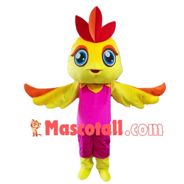 Cute Cartoon Phoenix Mascot Costume 