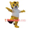 Optimistic Amway Tiger Mascot Costume 
