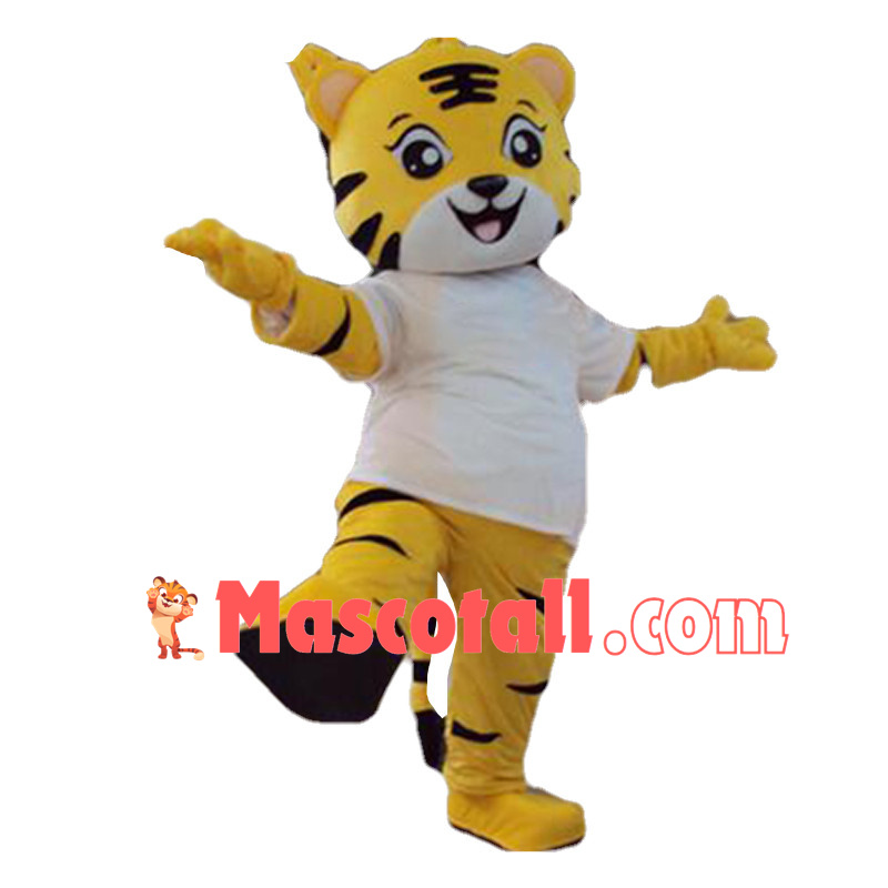 Optimistic Amway Tiger Mascot Costume 