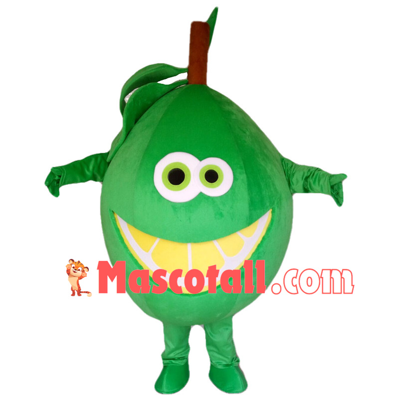 Funny Cartoon Lime Mascot Costume For Adult