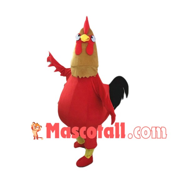 Simple Style Red Hen Mascot Costume 
