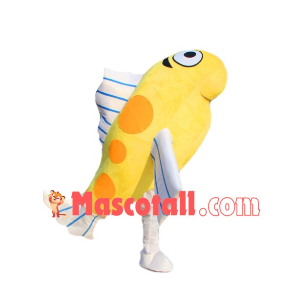 Deluxe Yellow Fish Lightweight Mascot Costume 