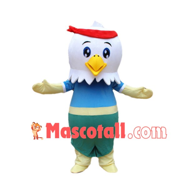 Ninja Baby Eagle Mascot Cartoon Costume 