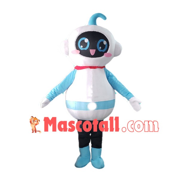 Cute Intelligent Robot Mascot Costume 