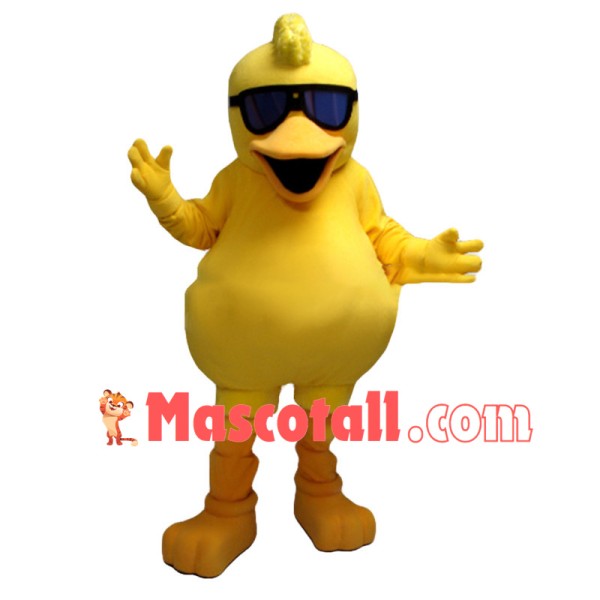 Cool Quacky the Duck Mascot Adult Costume 