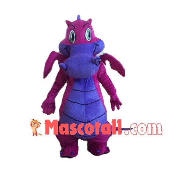Purple & Pink Dragon Mascot Costume