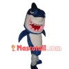 Ferocious Blue Shark Mascot Costume 