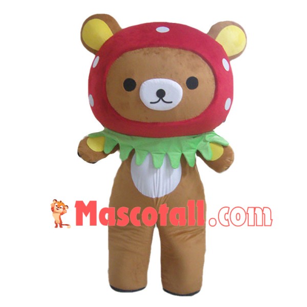 San-X Rilakkuma Strawberry Mascot Adult Costume	