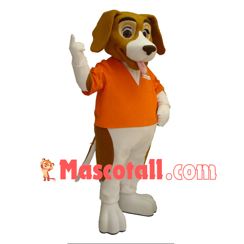 Lovely Jailhouse Beagle Mascot Costume 