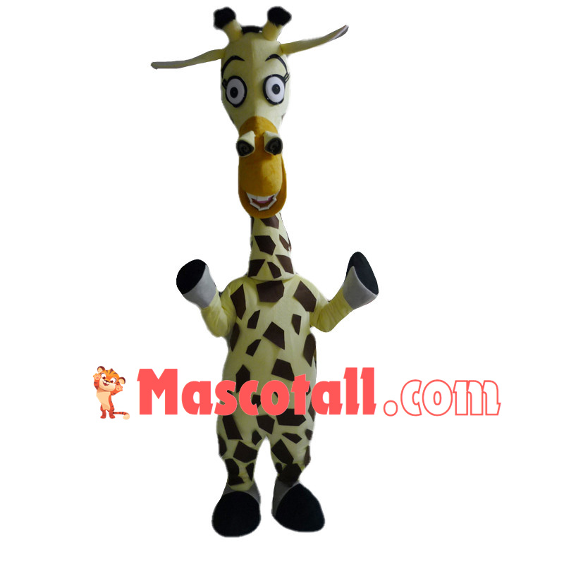 Loyal Melman the African Giraffe Madagascar Mascot Costume