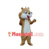 Lively Light Brown Squirrel Mascot Costume	