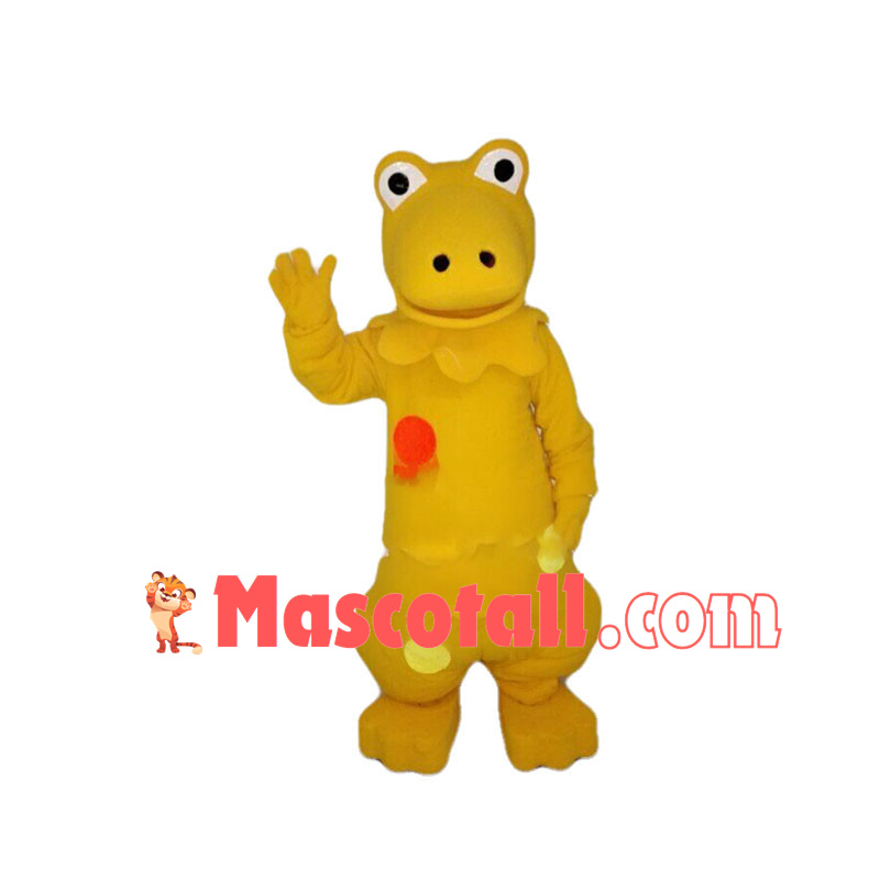 Golden Poison Dart Frog Mascot Costume	