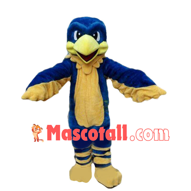 Blue Hawk Cub Mascot Costume	