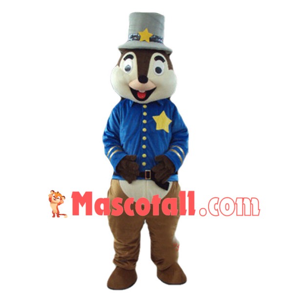 Lovely Safety Chipmunk  Mascot Costume	
