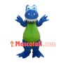 Simple Style Cartoon Blue Dragon Mascot Costume	