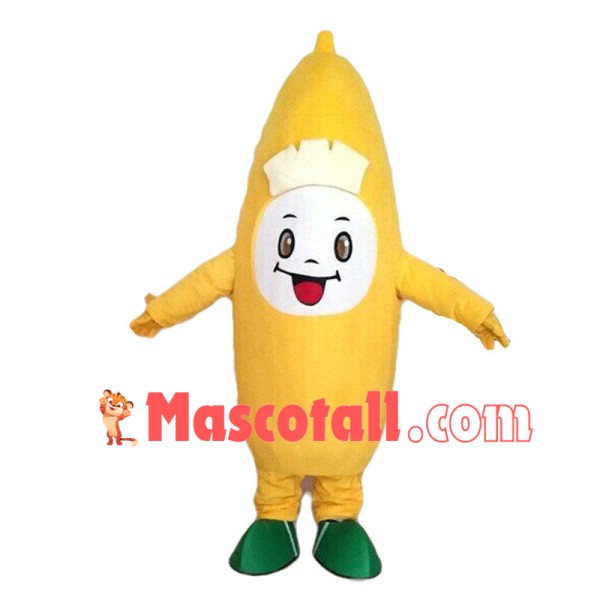Deluxe Cartoon Banana Mascot Costume	