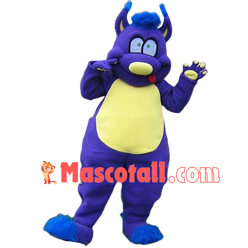 Lovely Purple Monster Mascot Costume