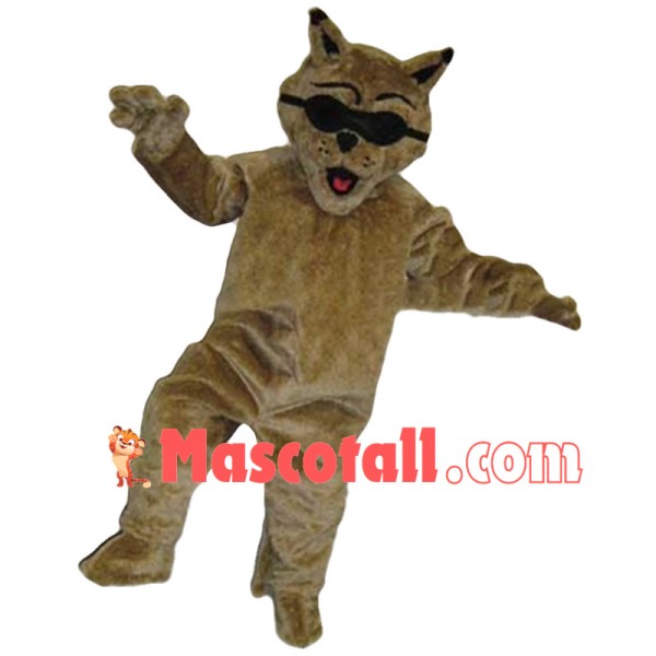 Cool Bobcat Mascot Costume 
