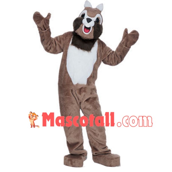 Lovely Brown Chipmunk Mascot Costume 