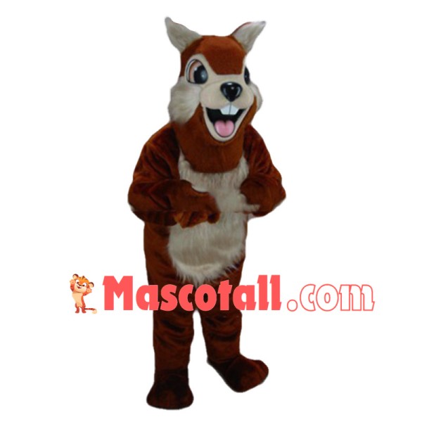 Lovely Red Chipmunk Mascot Costume 