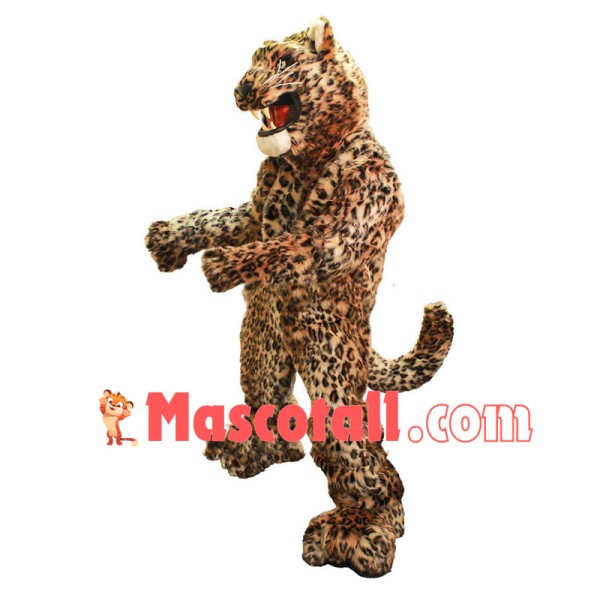 Fierce Jaguar Mascot Costume Adult Plush