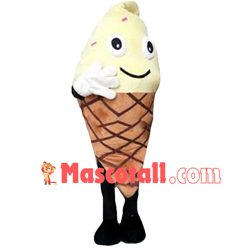 Huge Cartoon Creamy Ice Cream Cone Lightweight Mascot Costume	