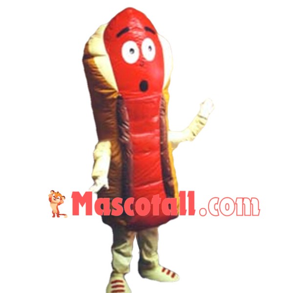 Curious Hot Dog Man Mascot Costume	