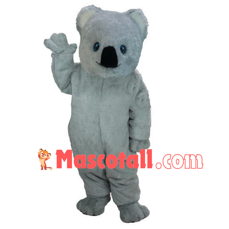 Adult Plush Gray Koala Mascot Costume 