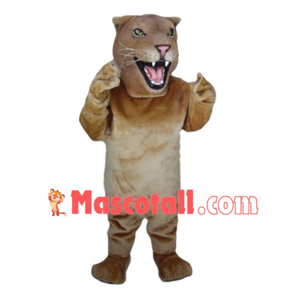 Roaring Cougar Mascot Costume For Adult