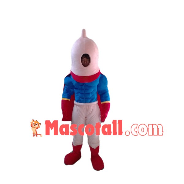 Super Condom Mascot Costume	