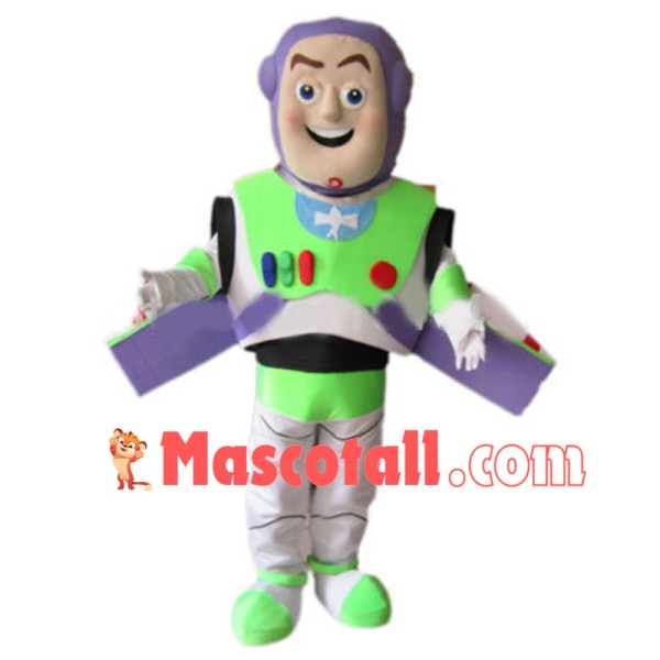 Enthusiastic Buzz Lightyear Toy Story Mascot Costume	