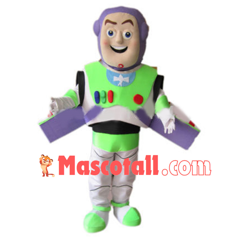 Enthusiastic Buzz Lightyear Toy Story Mascot Costume	