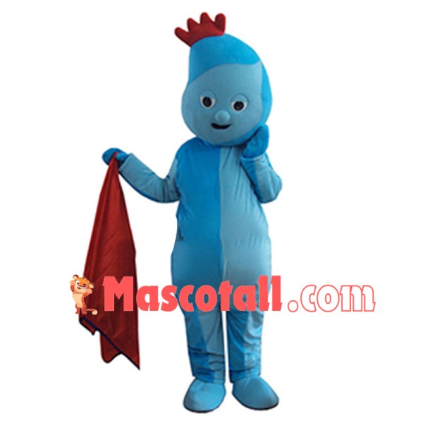 Lively Iggle Piggle With Red Blanket Mascot Costume	