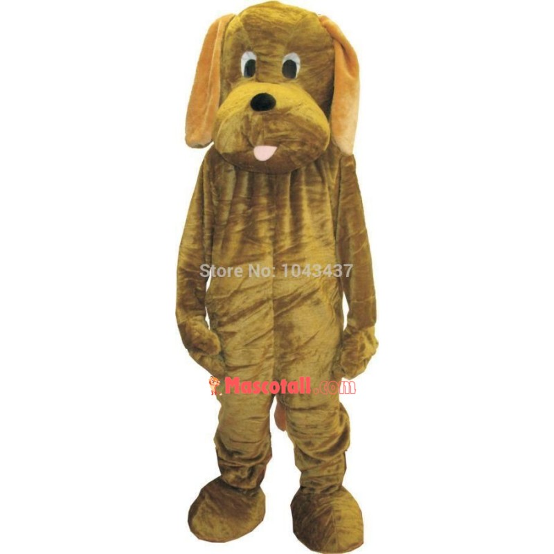 Lovely Golden Dog Mascot Costume	