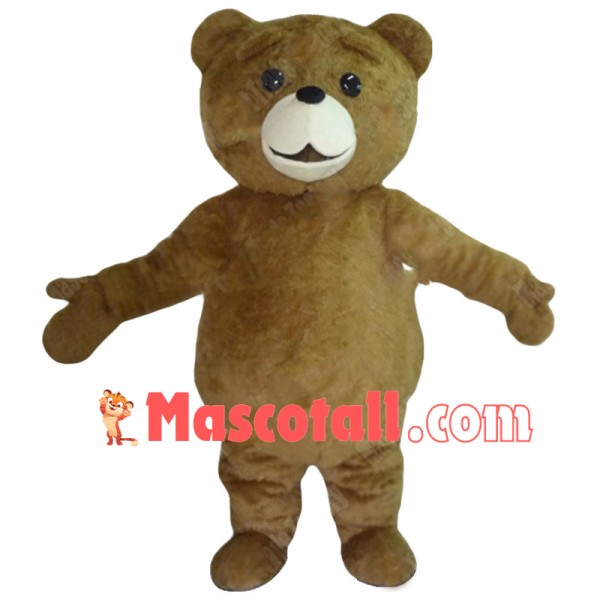 Lovable Ted the Bear Mascot Costume	
