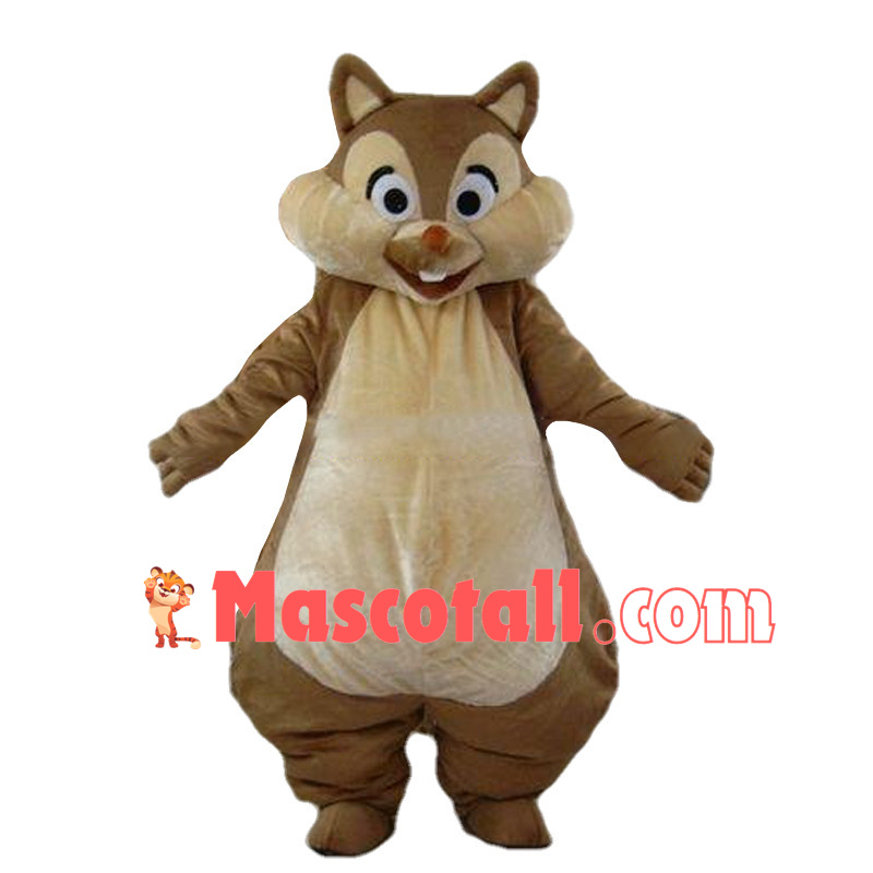 Cute Chipmunk Mascot Costume