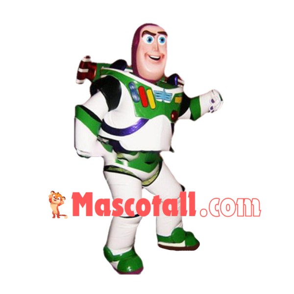 Confident Buzz Lightyear Mascot Adult Costume 
