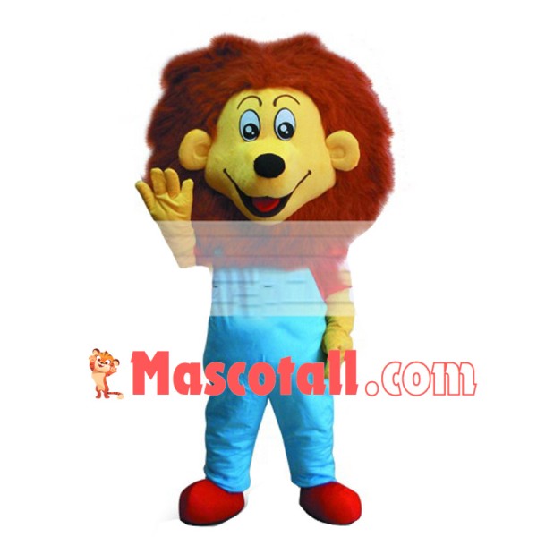 Lovely Cartoon Lion Mascot Costume