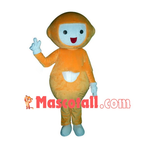 Yellow Lemon Man Mascot Costume