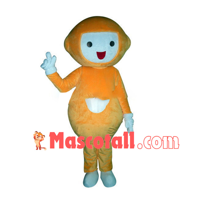 Yellow Lemon Man Mascot Costume
