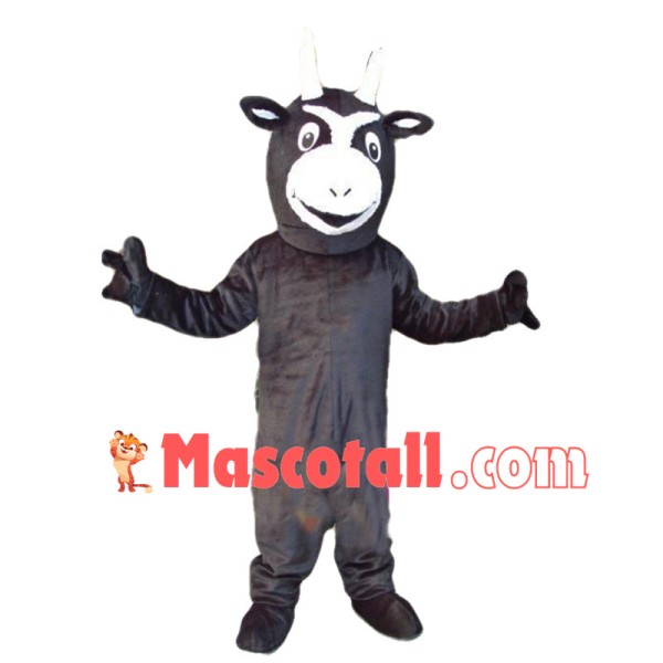 Black Goat Mascot Costume For Adult
