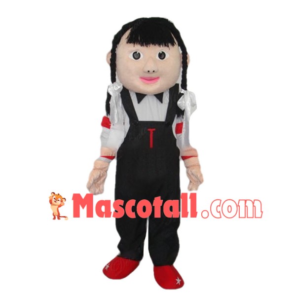 Chinese Girl Mascot Costume