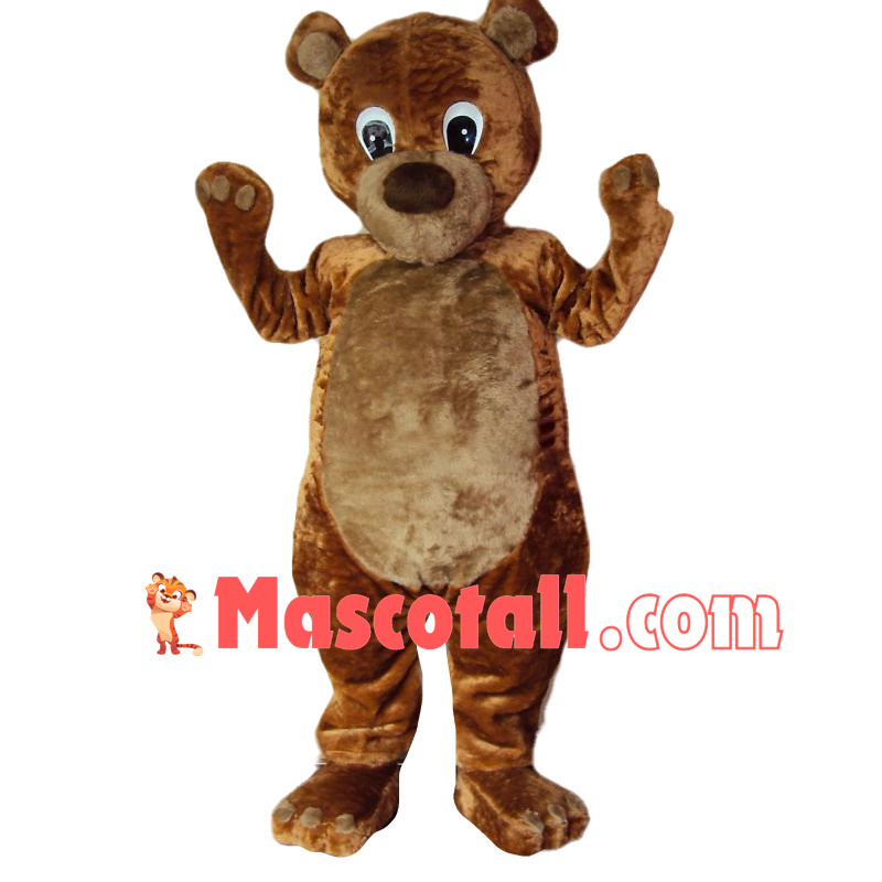 Baby Brown Bear Mascot Costume 