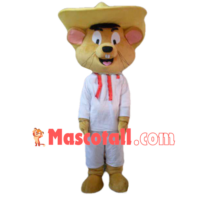 Happy Mexican Robber Mouse Mascot Costume