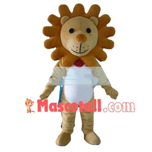 Cartoon Lion Mascot Costume