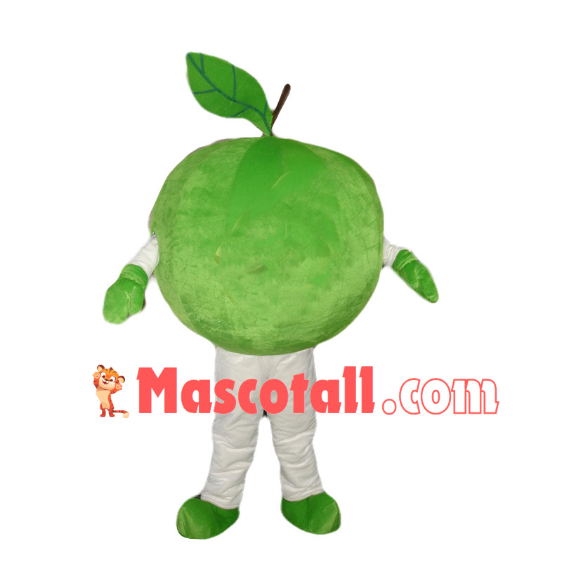 Deluxe Green Apple Mascot Costume 