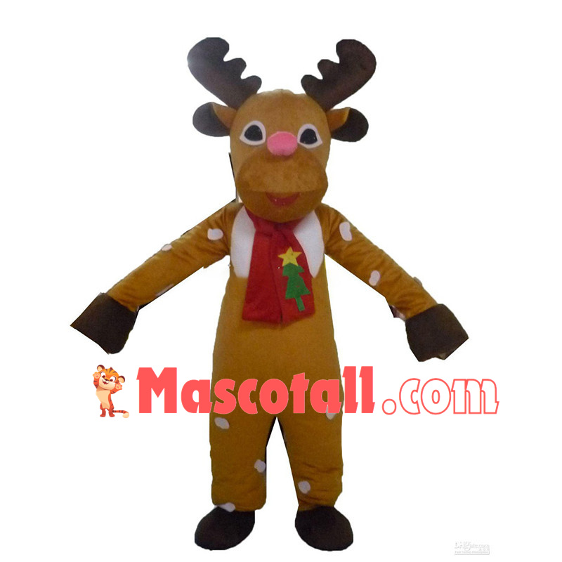 Christmas Reindeer Lightweight Mascot Costume 