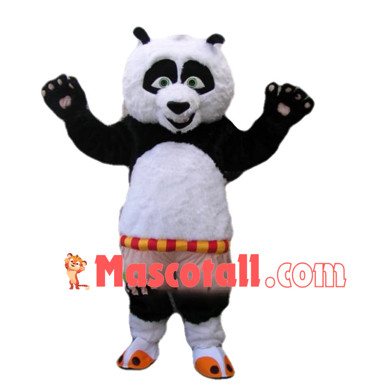 Adult Plush Master Po Ping the Giant Panda Kung Fu Panda Lightweight Mascot Cartoon Costume