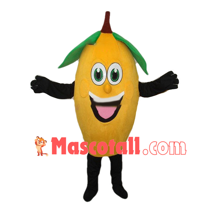 Deluxe Mango Mascot Cartoon Costume 