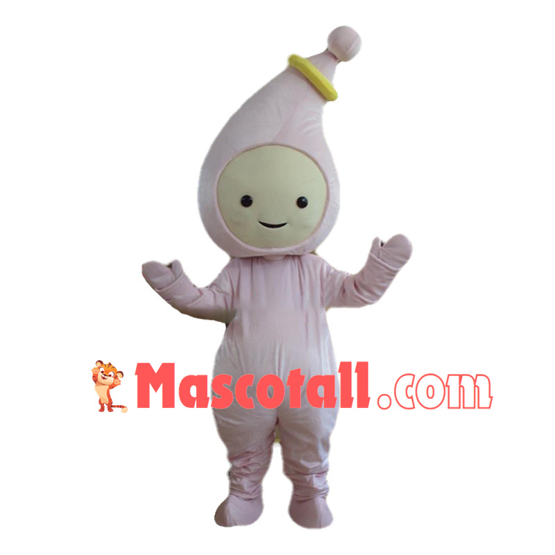Pink Baby Bottle Doll Cartoon Mascot Costume